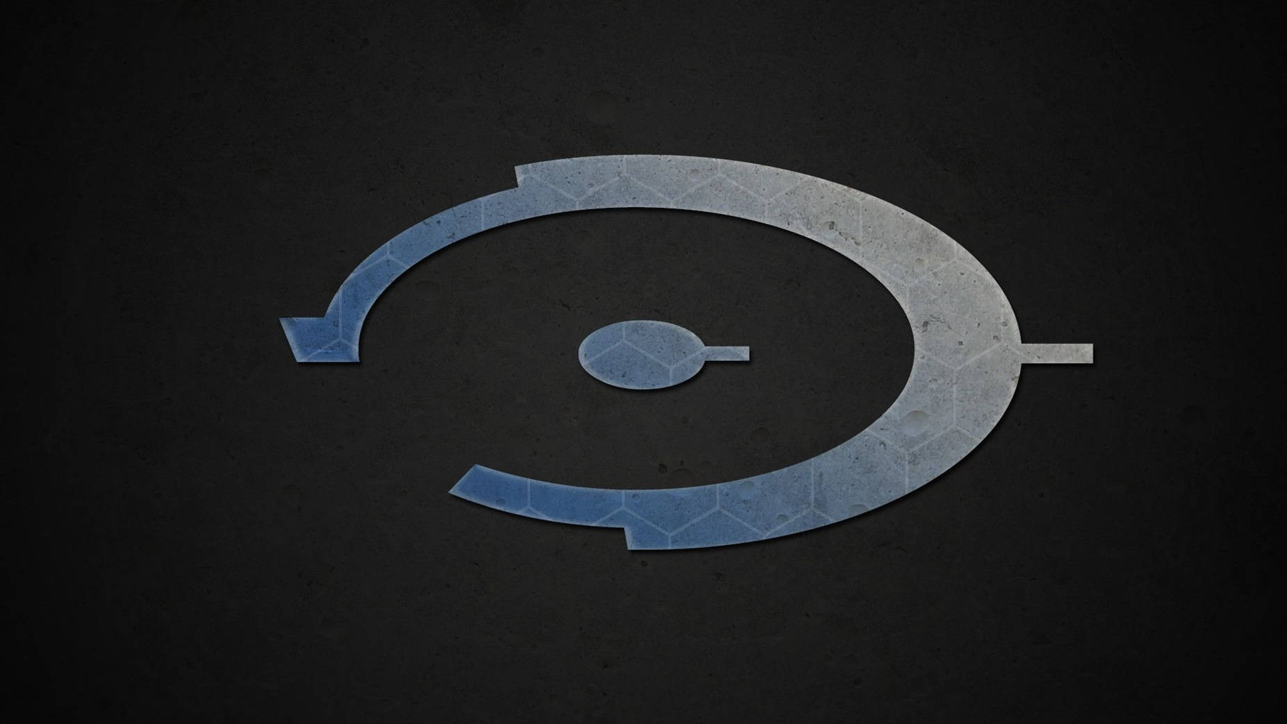 Silver Halo Logo Wallpaper