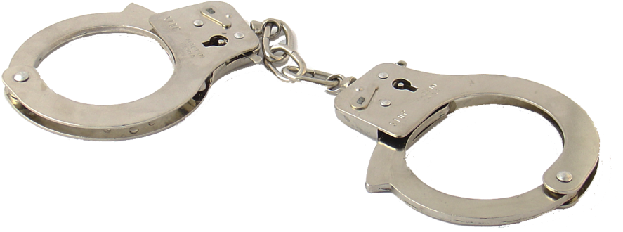 Download Silver Handcuffs Transparent Background | Wallpapers.com