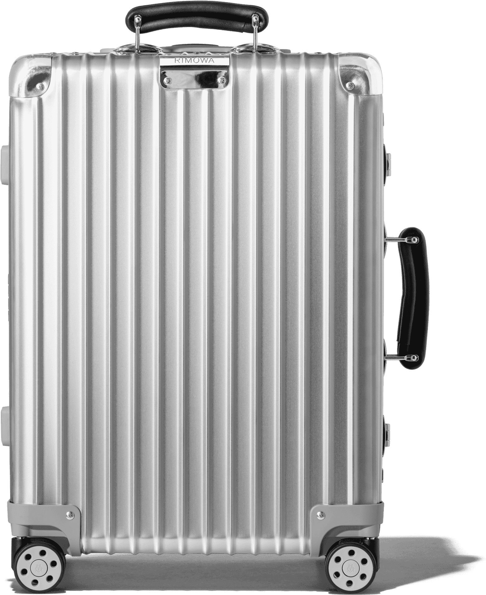 Download Silver Hardshell Suitcase Rimowa | Wallpapers.com