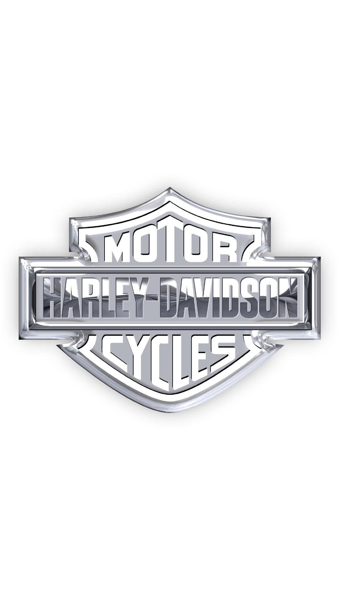 Silver Harley Davidson Mobile Picture