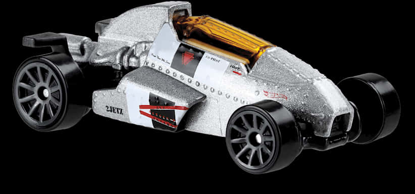 Silver Hot Wheels Race Car PNG