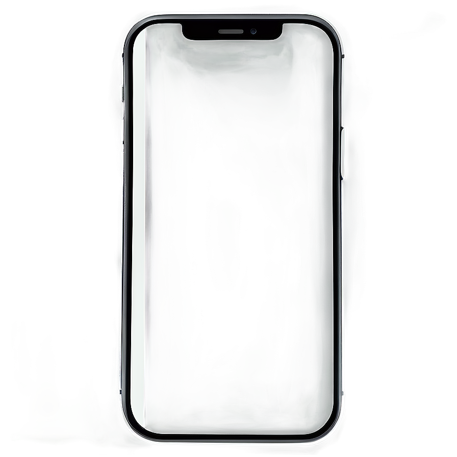 Silver Iphone 12 Frame Png 06272024 PNG