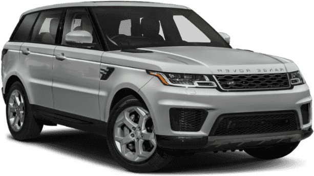 Silver Land Rover Range Rover Sport Side View PNG