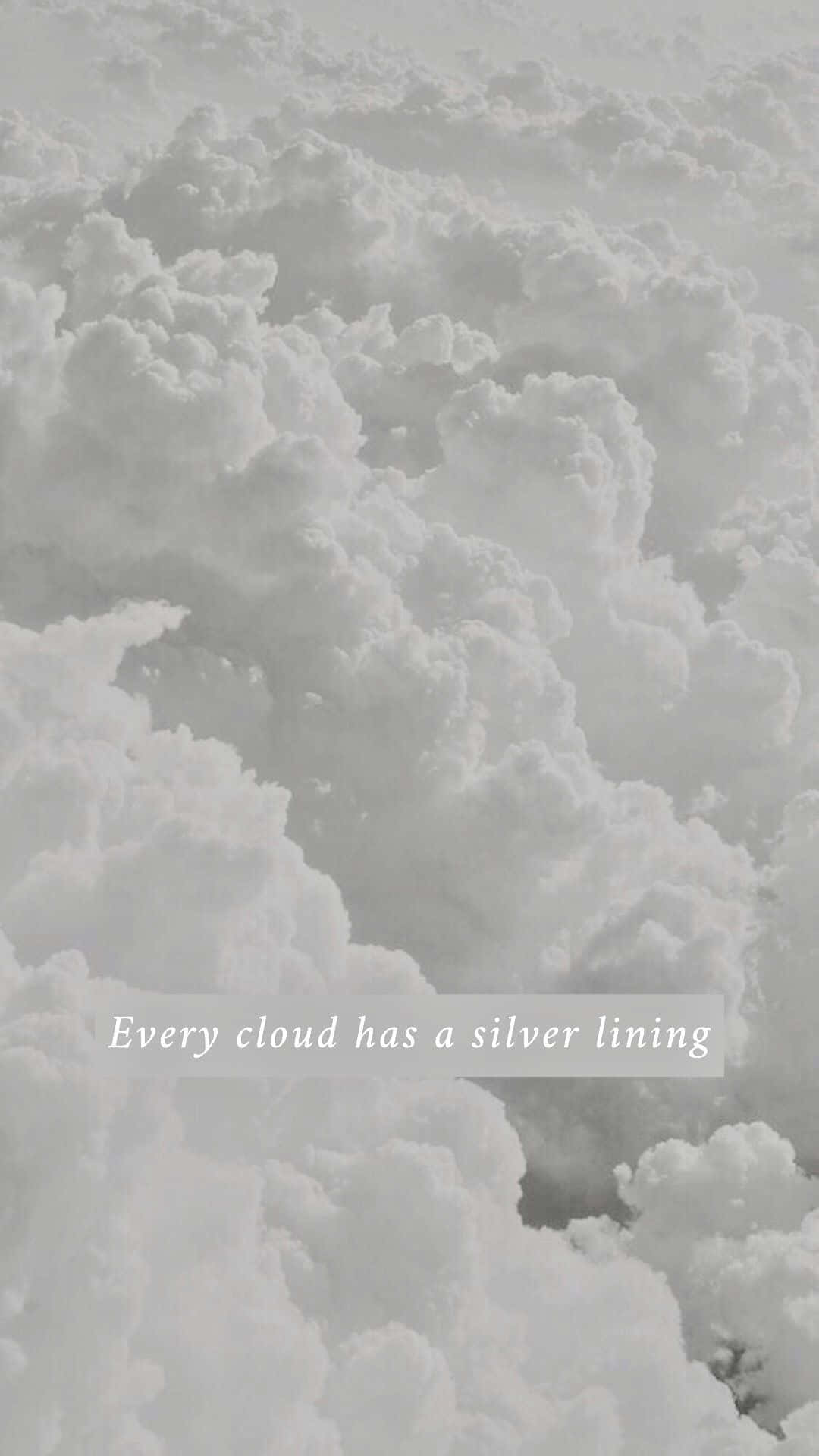 Silver Lining Clouds_ Aesthetic.jpg Wallpaper