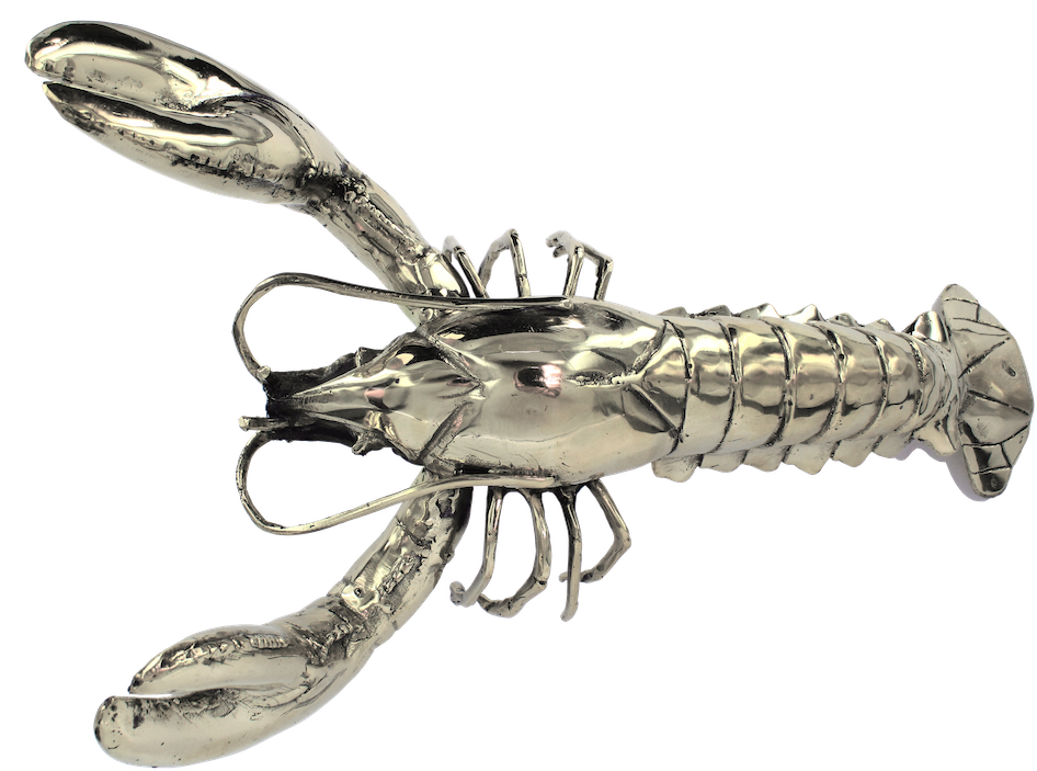 Download Silver Lobster Sculpture | Wallpapers.com