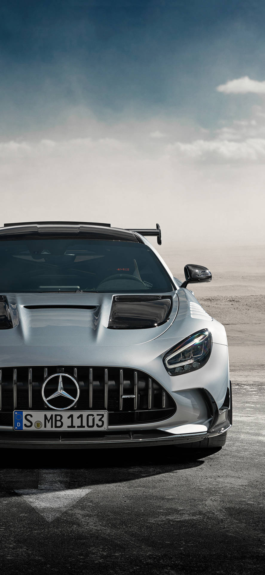 Silver Mercedes Amg Iphone Wallpaper
