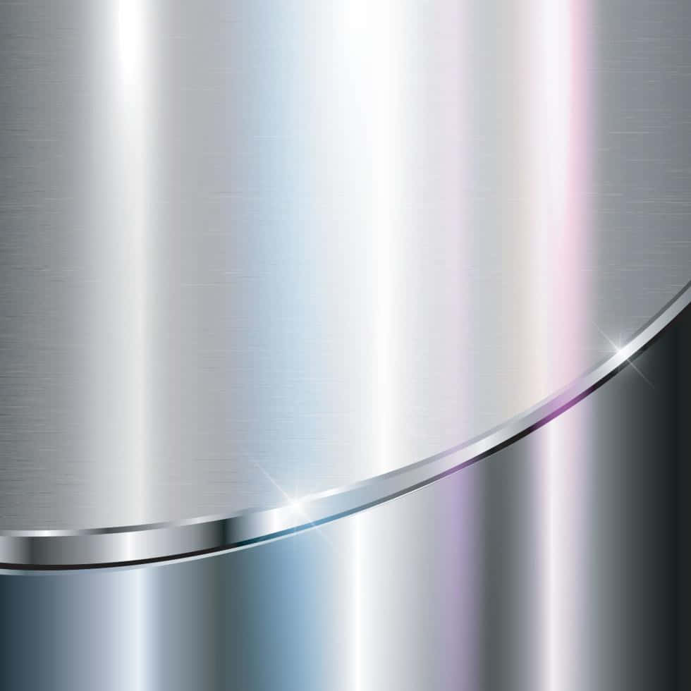 A Shiny Silver Metal Background