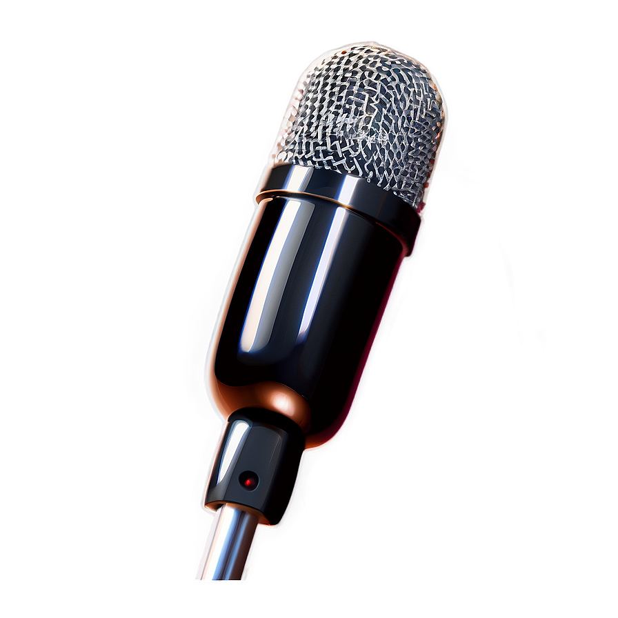 Silver Microphone Png 04292024 PNG