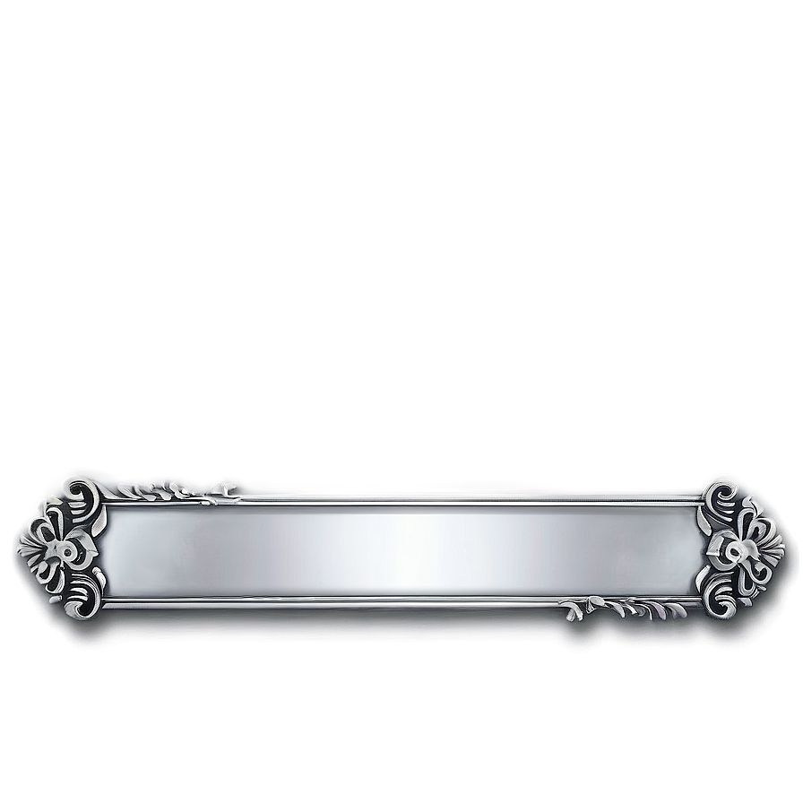Silver Name Plate Png Cft PNG