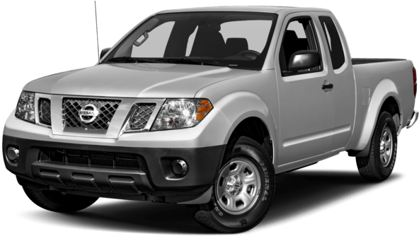 Silver Nissan Frontier Pickup Truck PNG