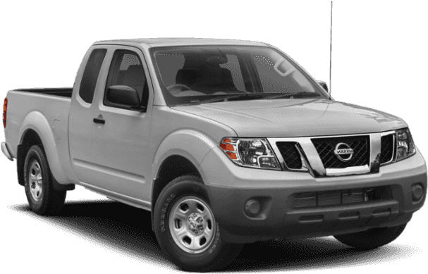 Silver Nissan Frontier Pickup Truck PNG