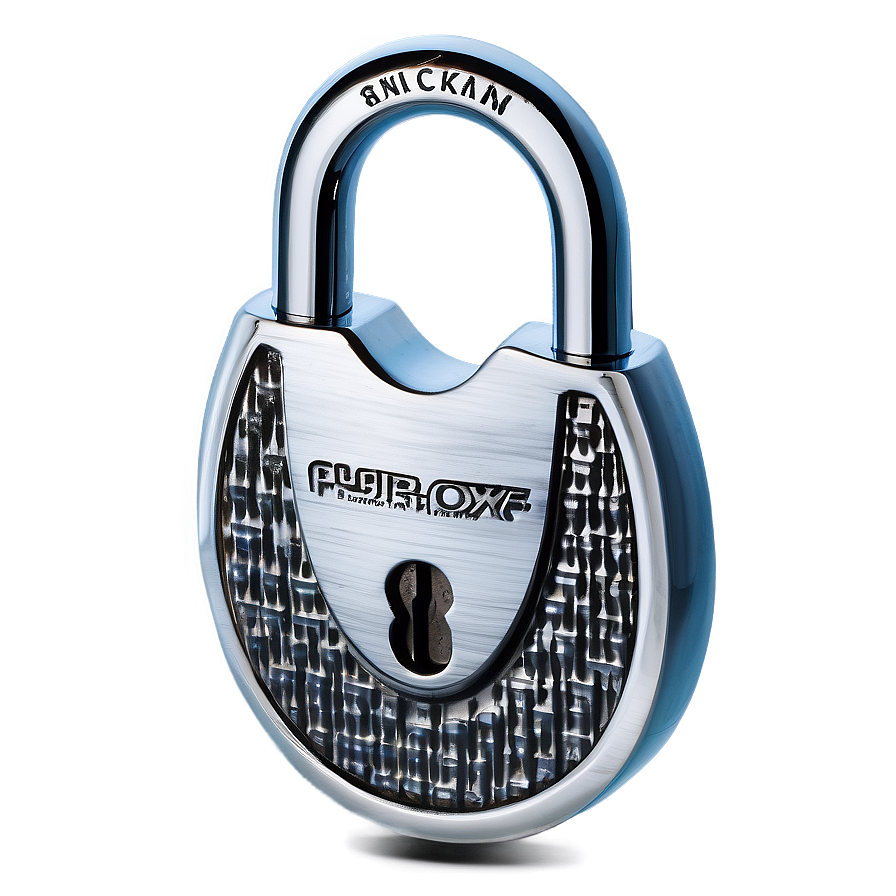 Silver Padlock Png 2 PNG