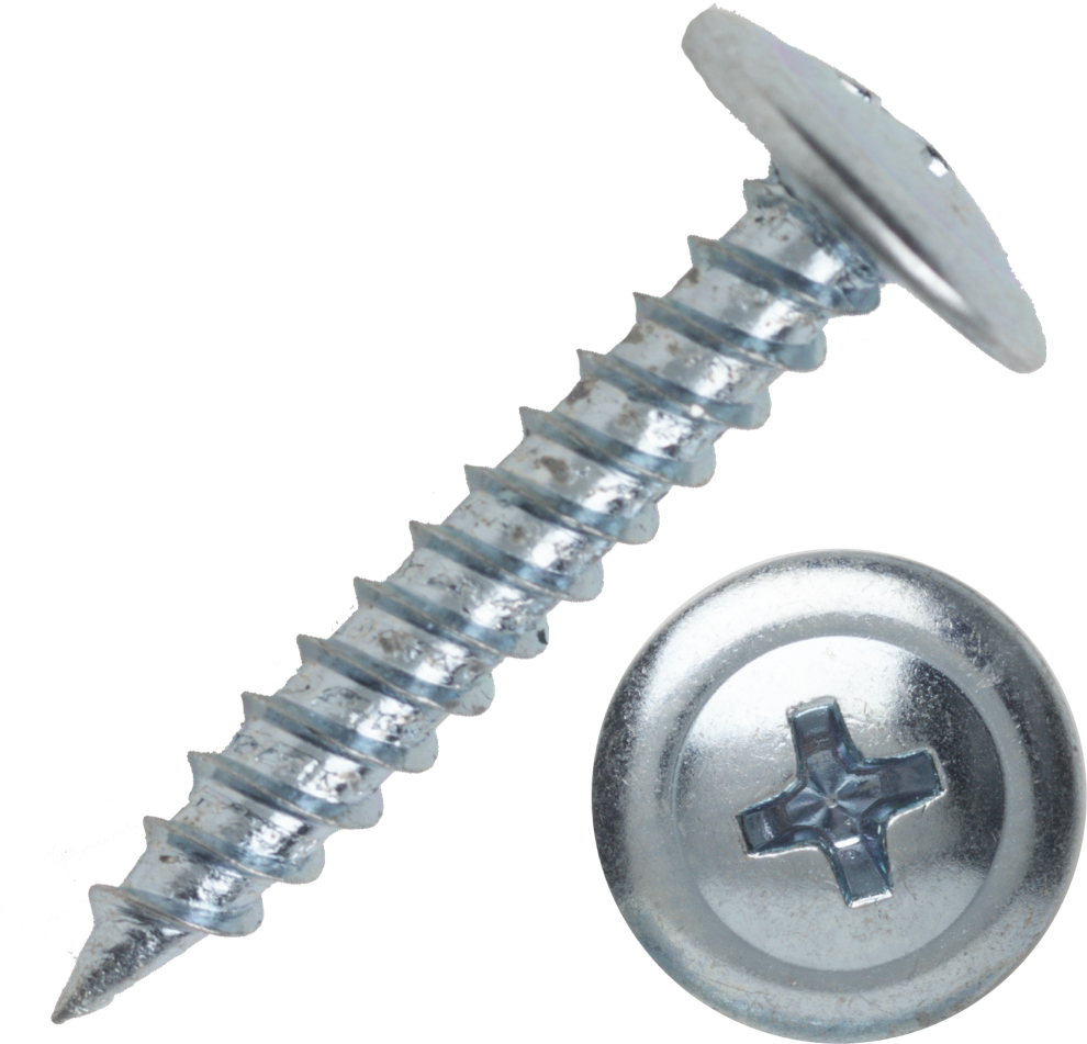 Silver Phillips Head Screw PNG