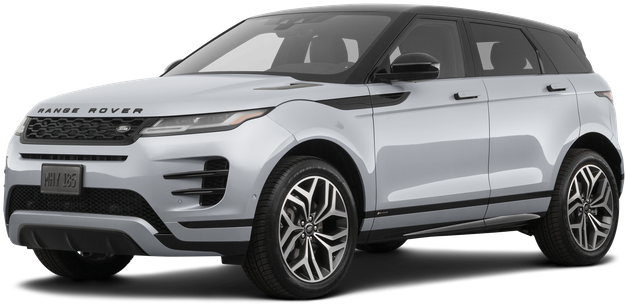 Silver Range Rover Evoque Side View PNG