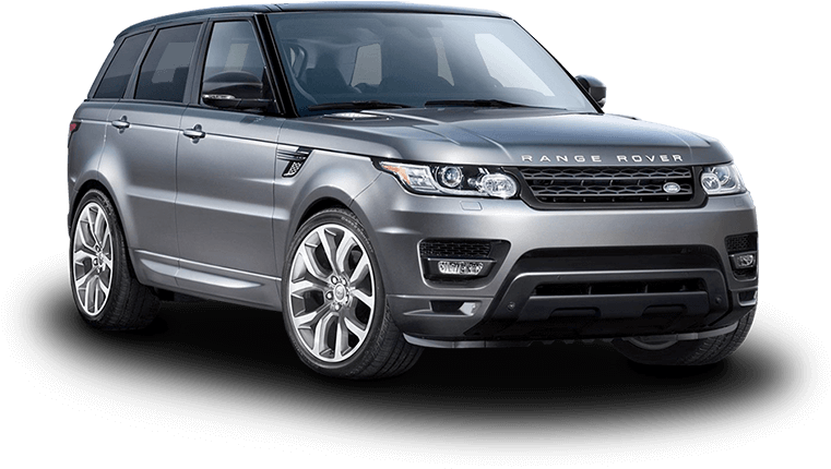 Silver Range Rover Sport Side View PNG