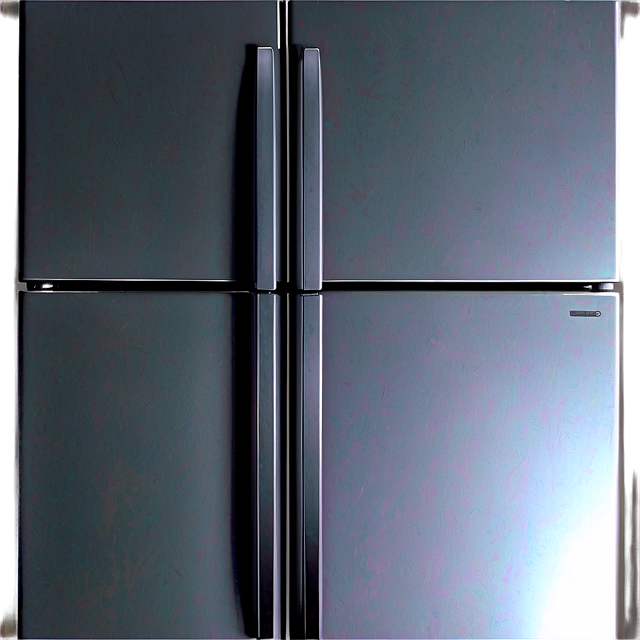 Silver Refrigerator Png 05252024 PNG