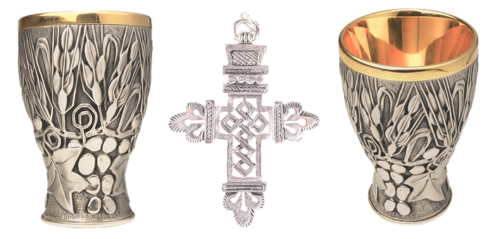 Silver Religious Artifacts PNG