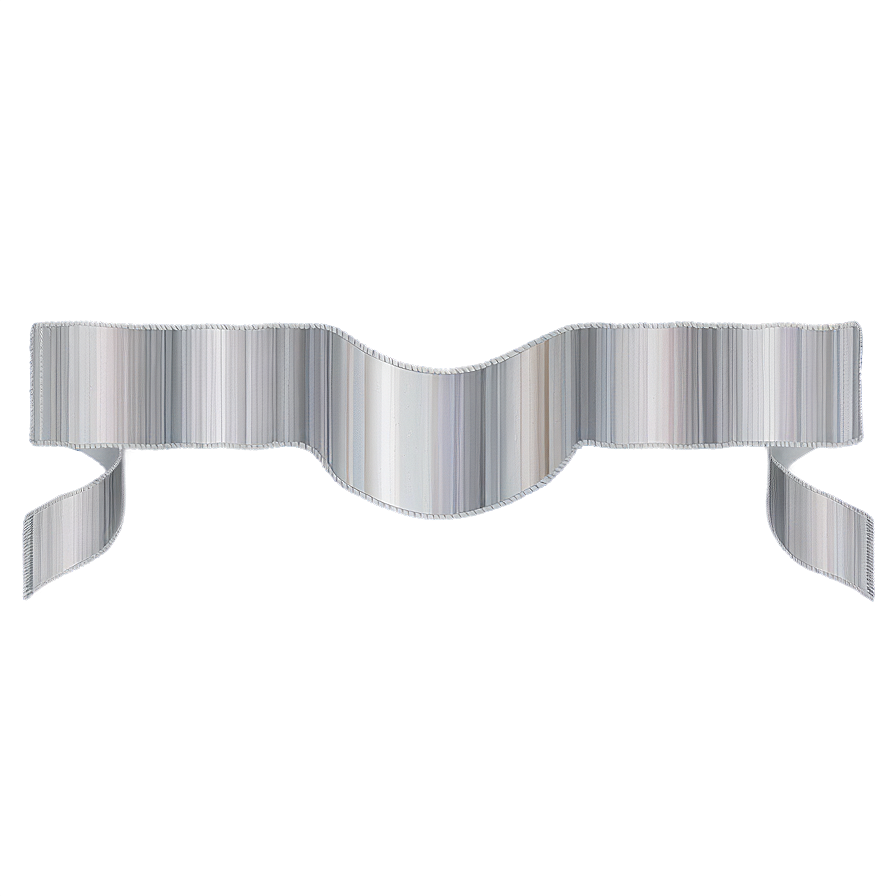 Silver Ribbon Streamer Png 06242024 PNG