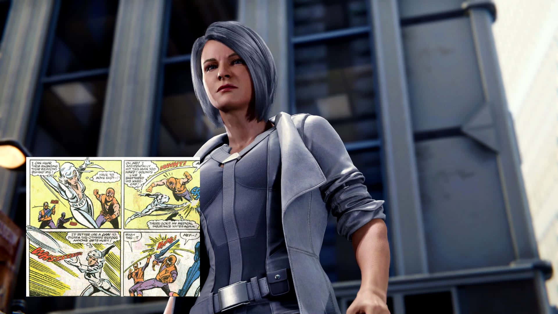 Silver Sable - The Fearless Mercenary Leader Wallpaper