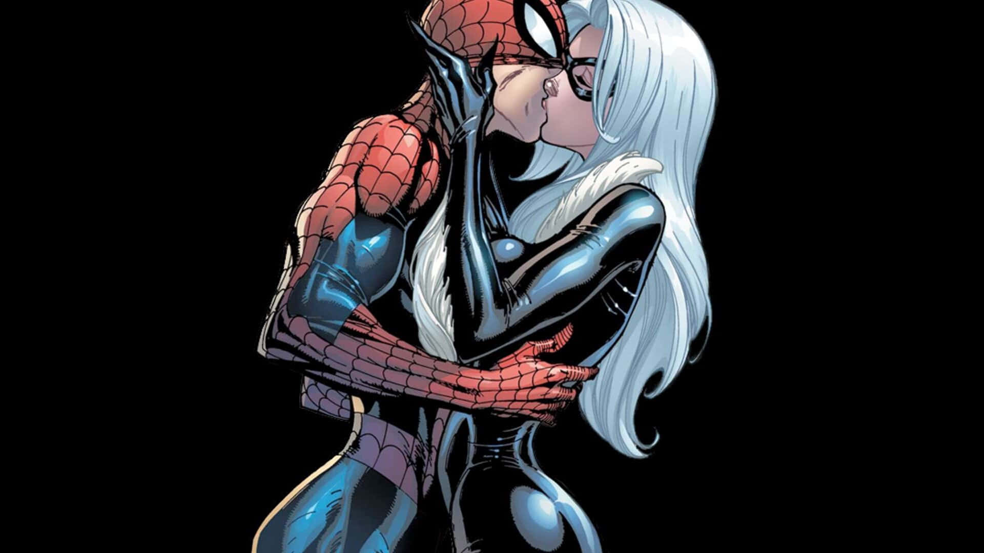 Spider man and black cat