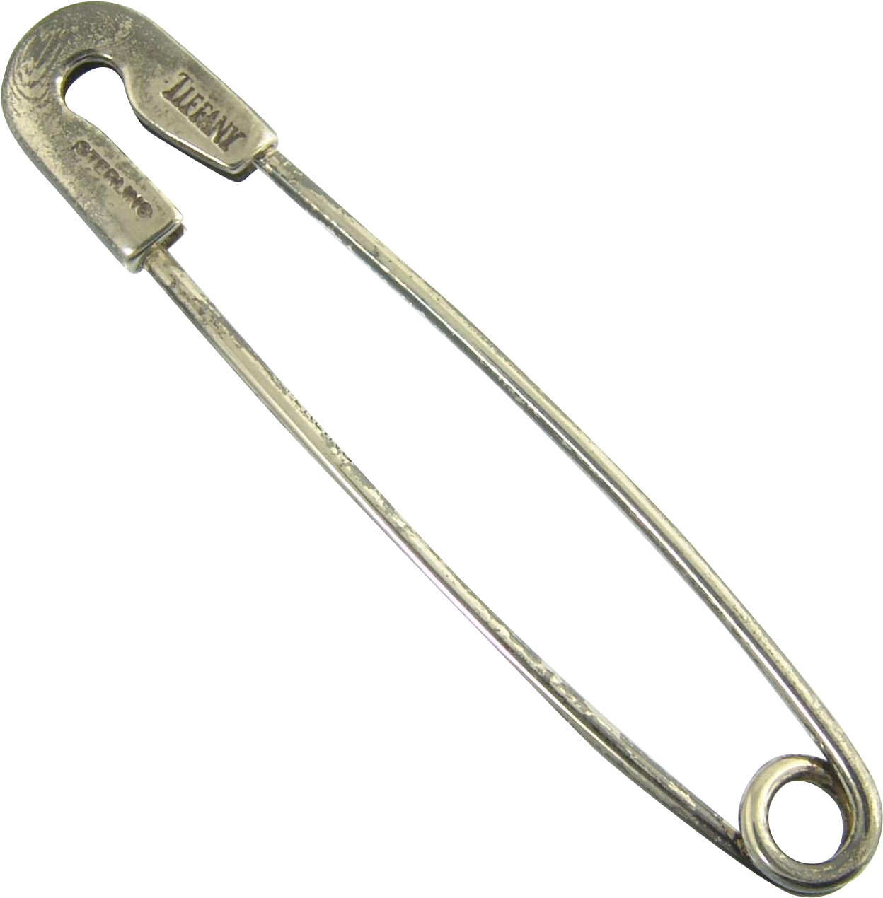 Silver Safety Pin PNG