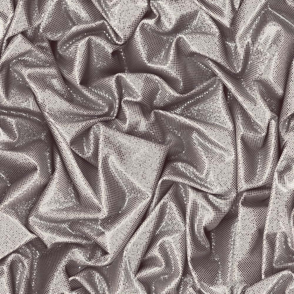 Silver Satin Fabric Texture Wallpaper