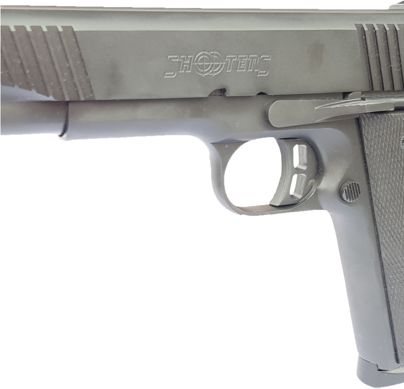 Silver Semi Automatic Pistol PNG