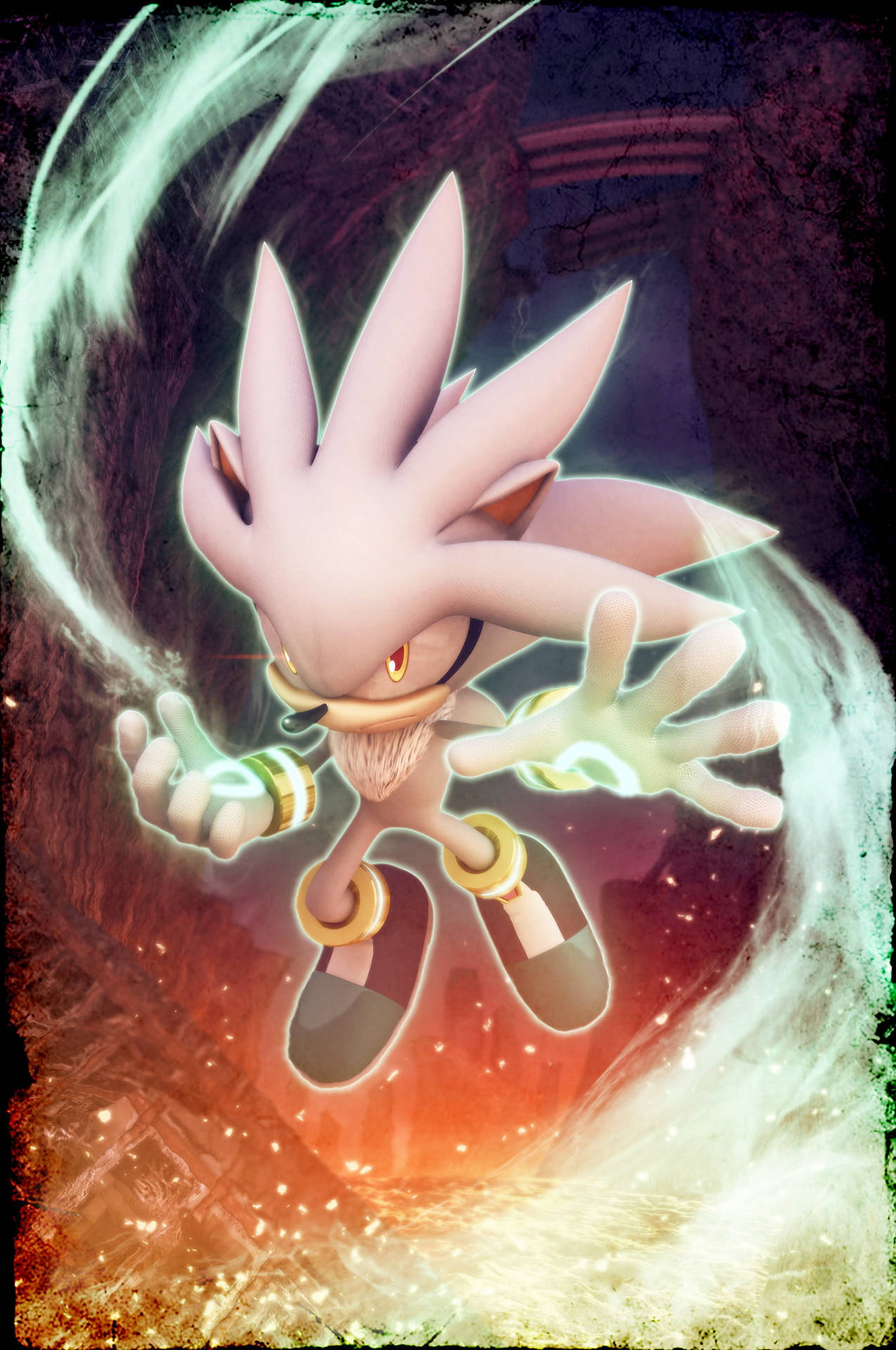 Silver Sonic The Hedgehog Wallpaper