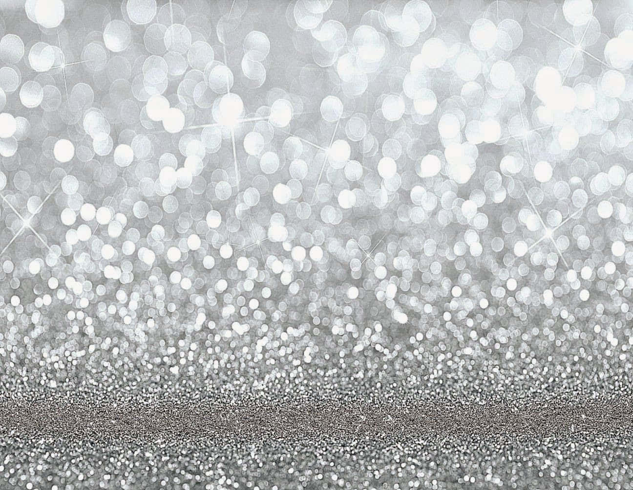 Silver Glitter Background With A White Line