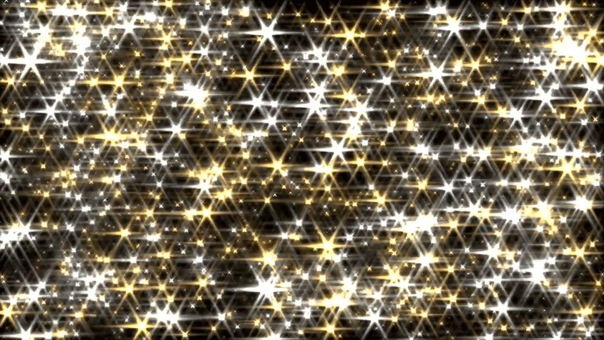 A Gold And Silver Star Background