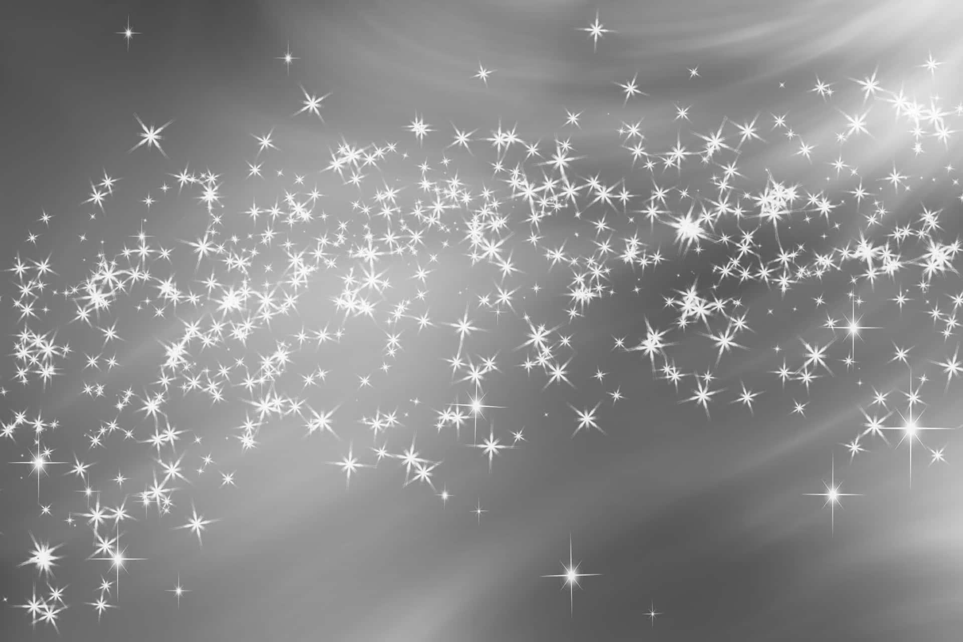 A White And Silver Background With Stars