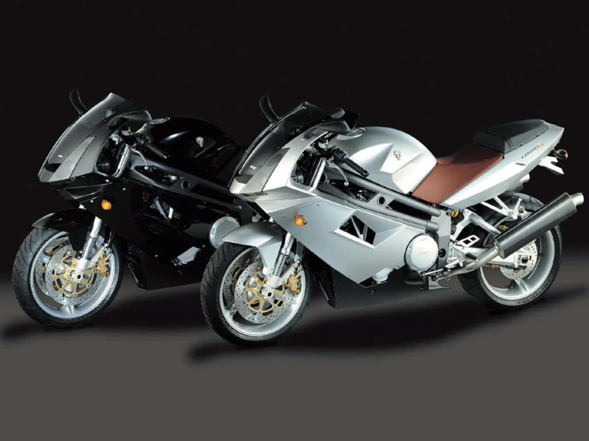 Silver Sport Motorcycles Showcase Wallpaper