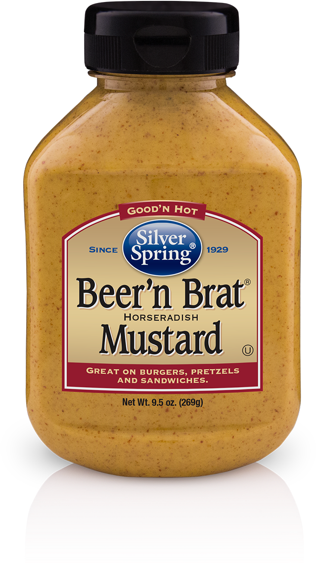 Silver Spring Beer Brat Horseradish Mustard PNG