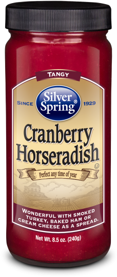 Silver Spring Cranberry Horseradish Jar PNG
