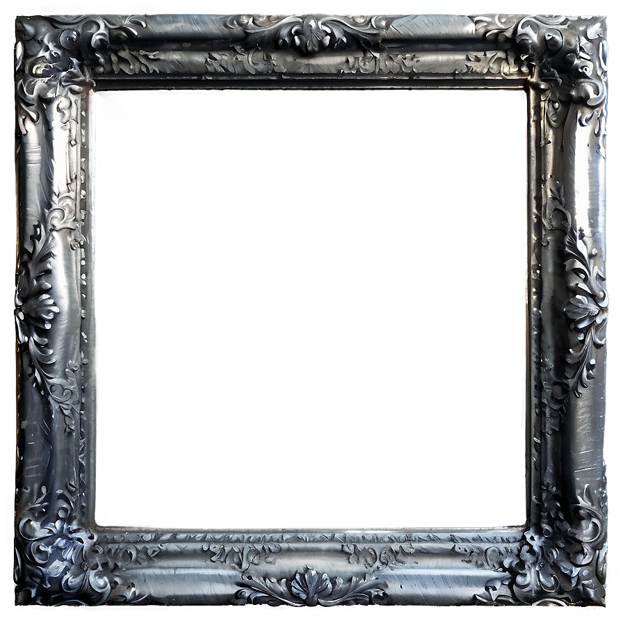 Silver Square Frame Png 81 PNG