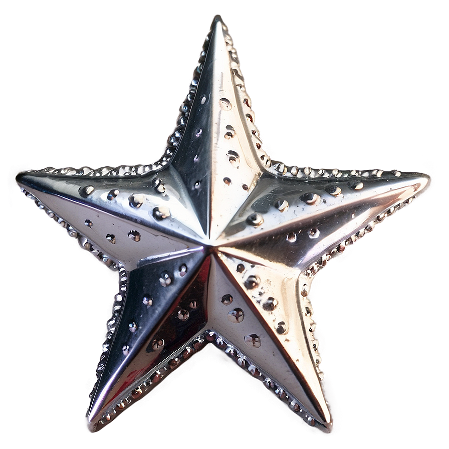 Silver Star Transparent Png 05252024 PNG