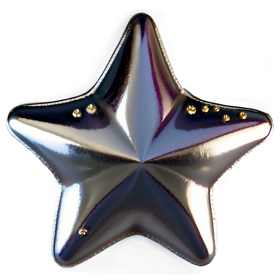 Silver Star Transparent Png 05252024 PNG