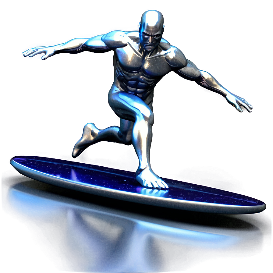 Silver Surfer 3d Model Png 06202024 PNG