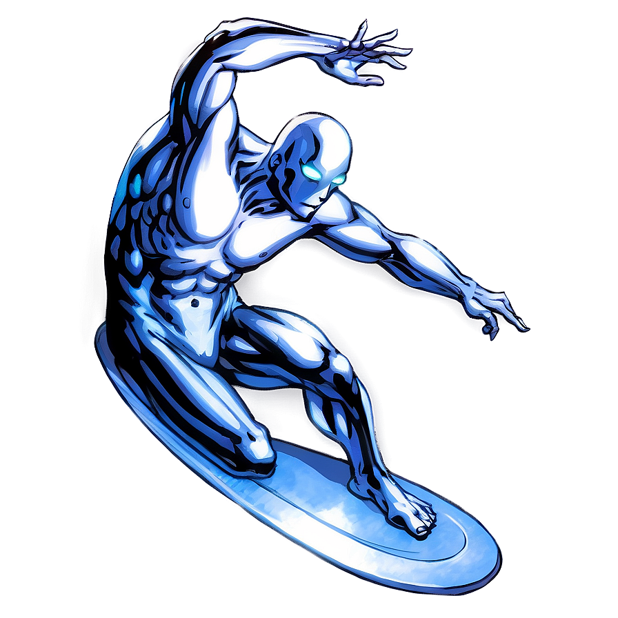 Silver Surfer Cosmic Energy Png 26 PNG