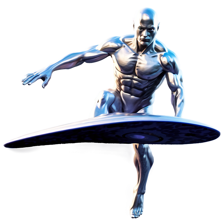 Silver Surfer Cosmic Trail Png 06202024 PNG