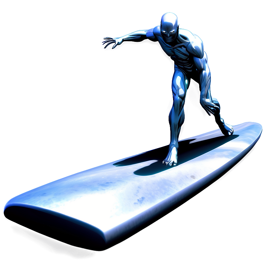 Silver Surfer Cosmic Trail Png 48 PNG