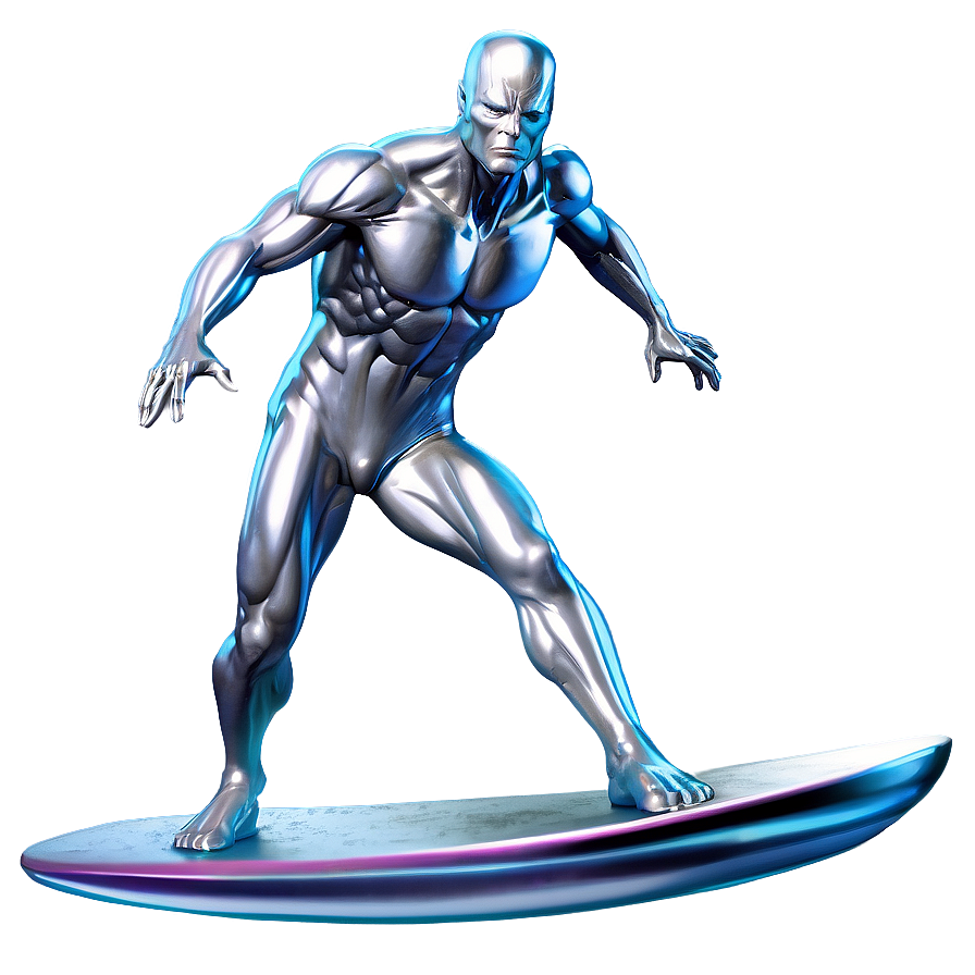 Silver Surfer Movie Concept Png Mqe PNG