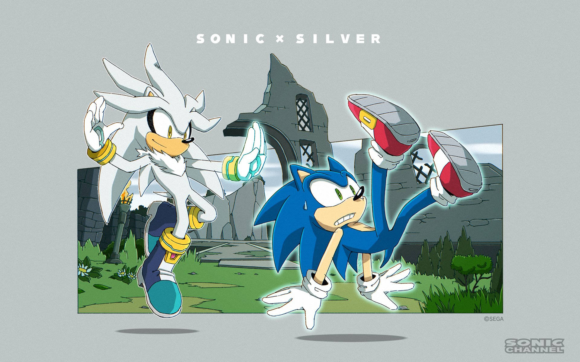Silverthe Hedgehog Och Sonic Wallpaper