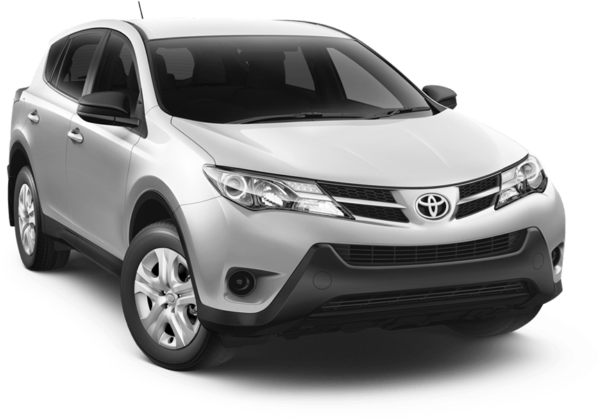 Silver Toyota S U V Isolated PNG