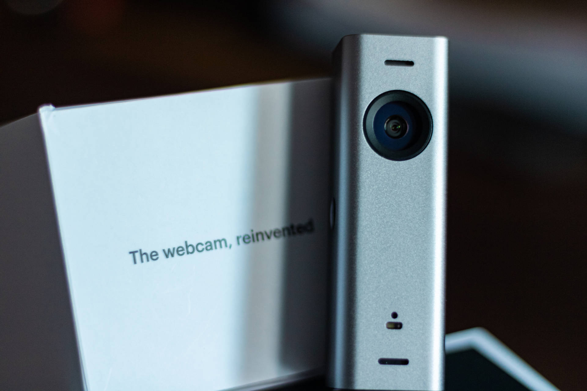 Webcam Argento Con Manuale Sfondo