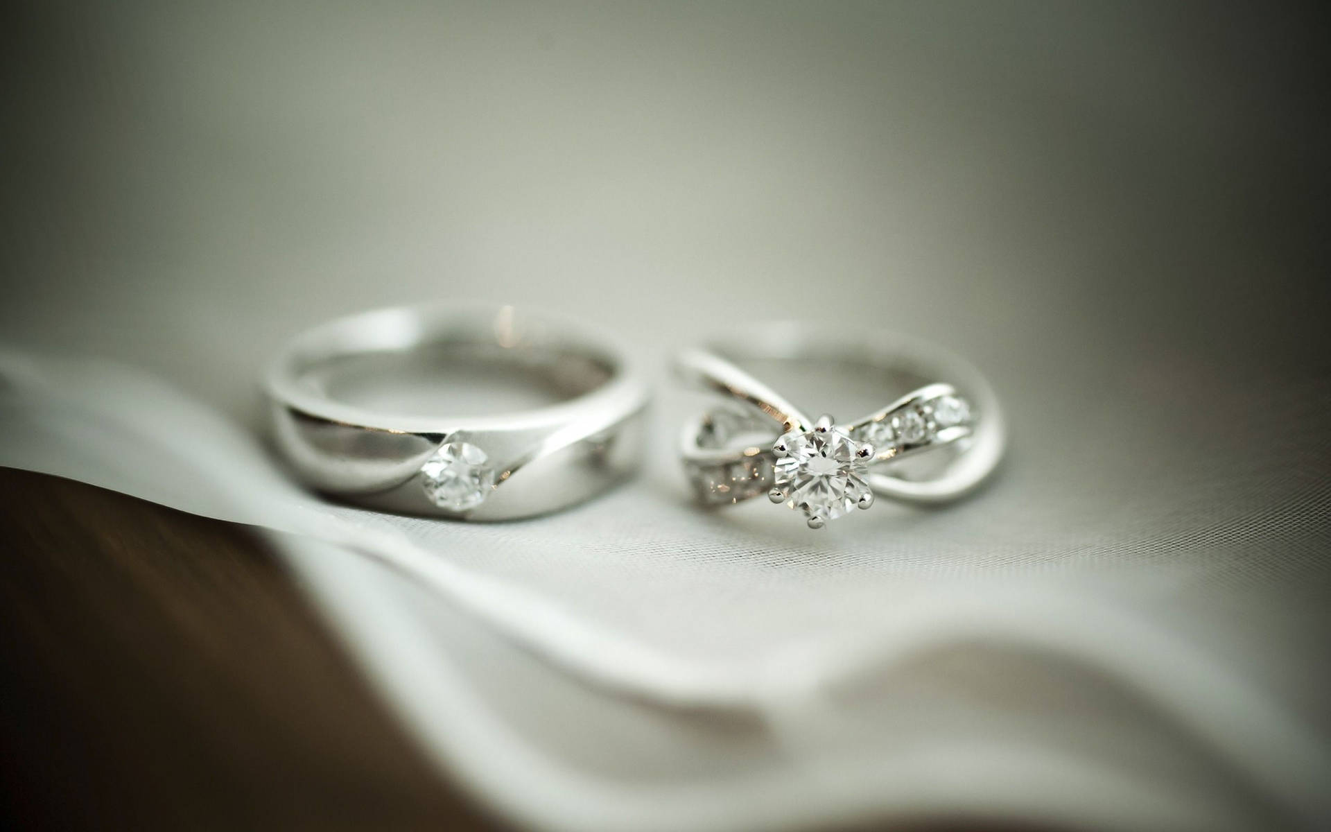 Silver Wedding Rings His And Hers
