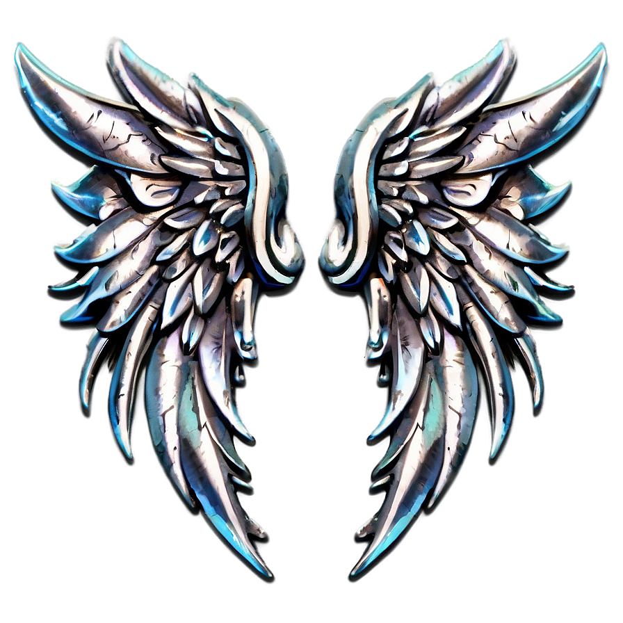 Download Silver Wings Png Fux23 | Wallpapers.com