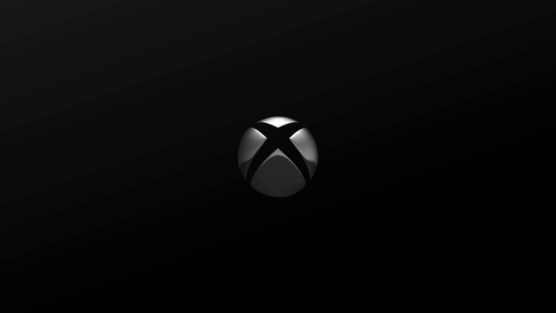 Silver Xbox Series X Logo Wallpaper