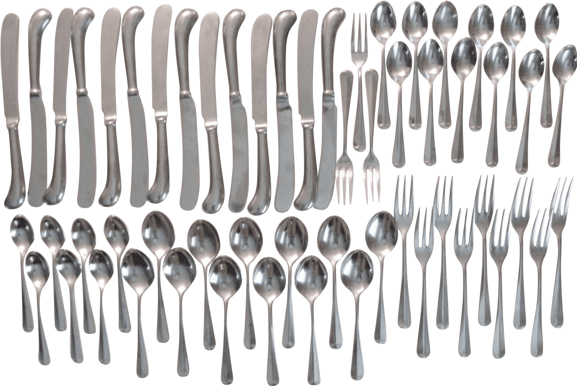 Silverware Set Array PNG