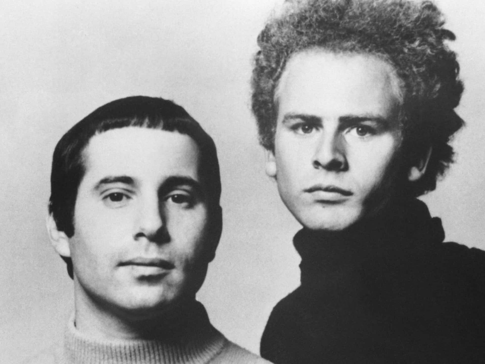 Simon En Garfunkel Portret Achtergrond